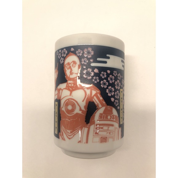 Star Wars Other - Star Wars C-3PO R2-D2 Japanese Yunomi Chawan Tea Cup 6.5×9.8cm